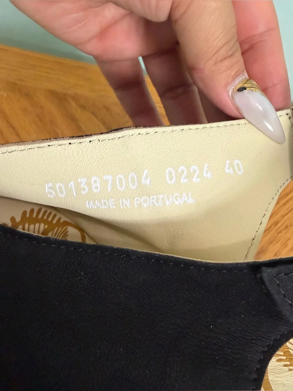 FLY London Womens Yeay 387 Leather Peep-Toe Slingback Black Women Sz 40 9-9.5